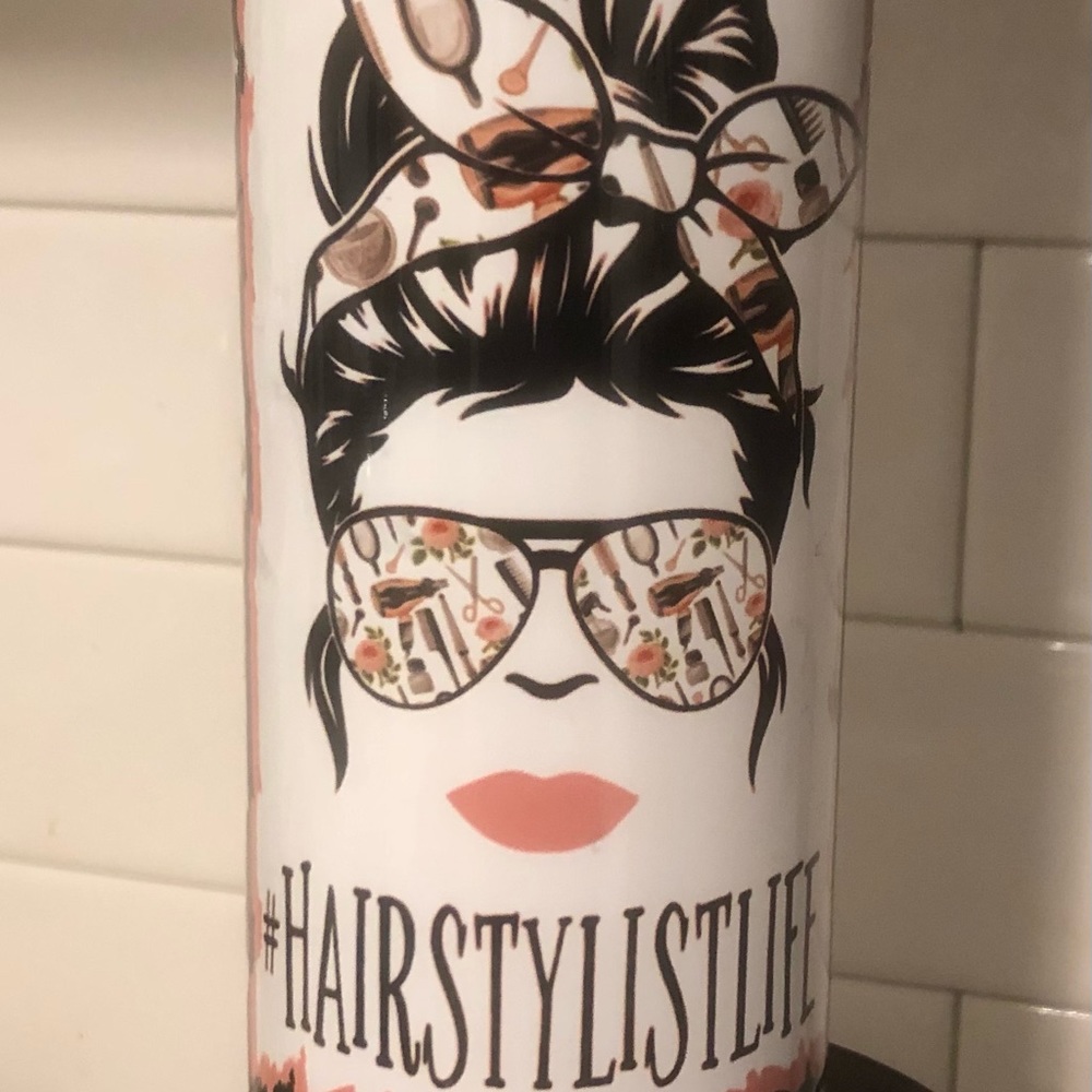 #Hairstylistlife Hair Stylist Life Tumbler 20oz Hot Cold Made New To Order